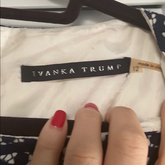 Navy Blue and Dream Pencil Dress - Picture 3 of 4